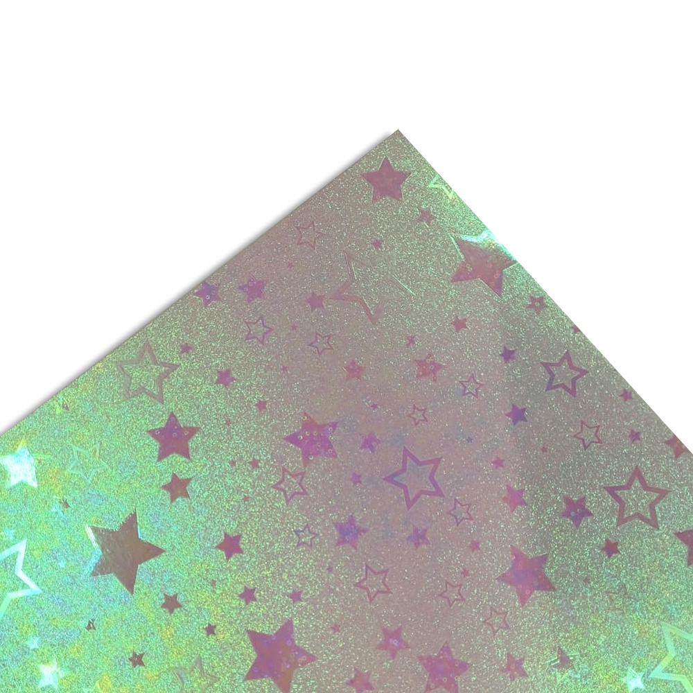 CARTULINA IRIDISCENTE ESTRELLAS 300Gr - 50x70CM