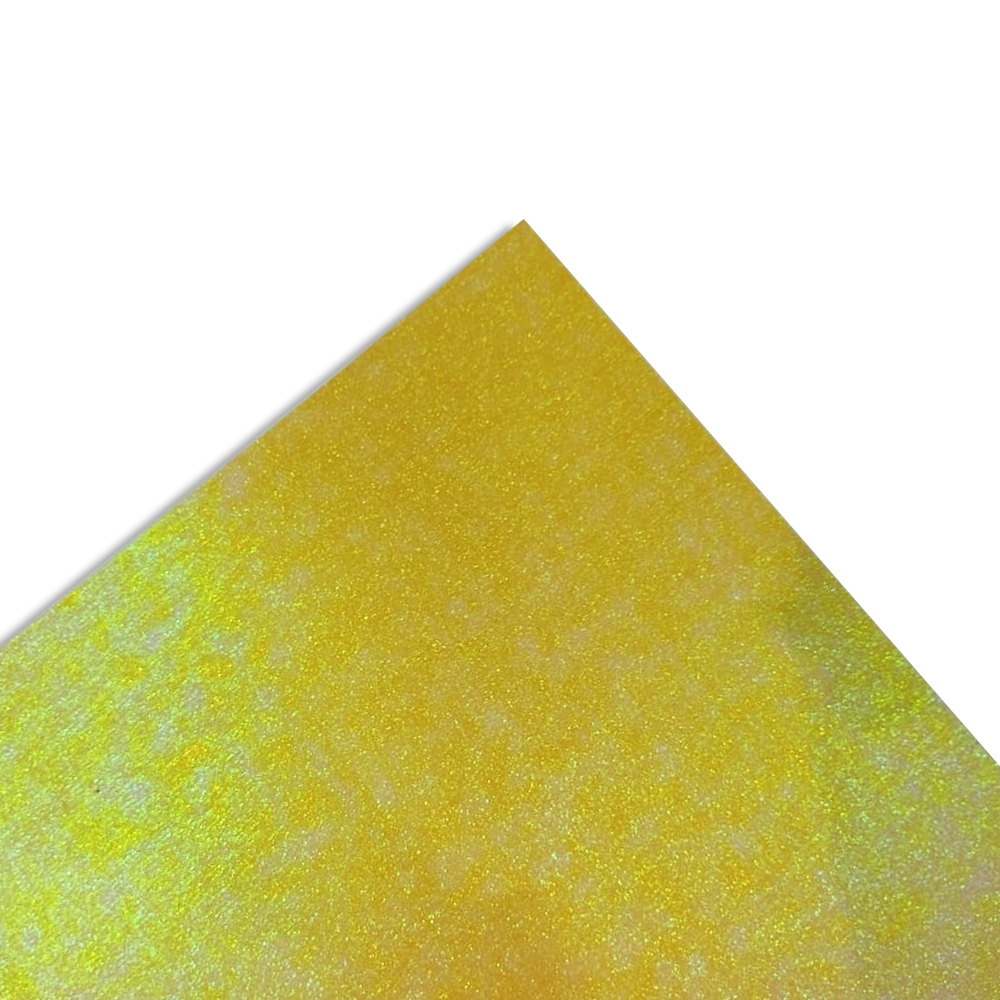 CARTULINA IRIDISCENTE PERLADA SEDA AMARILLA 300GR