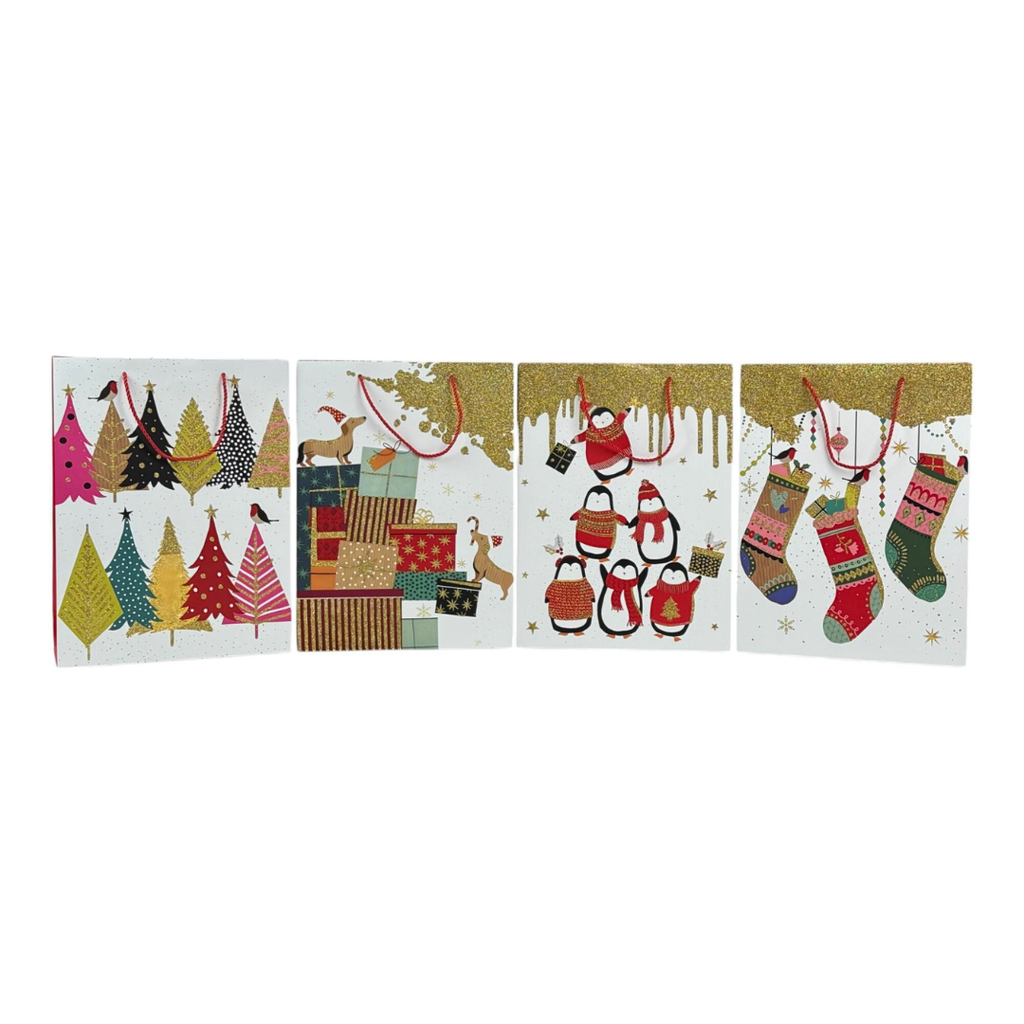 BOLSA DE REGALO GRANDE NAVIDAD 40x30x12cm 40x30x12