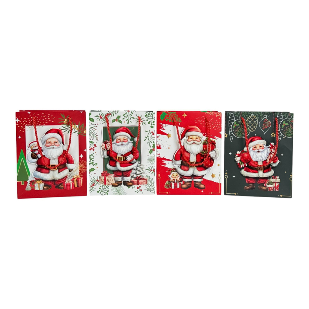 BOLSA DE REGALO PEQUENA NAVIDAD 23x18x10cm 23x18x10
