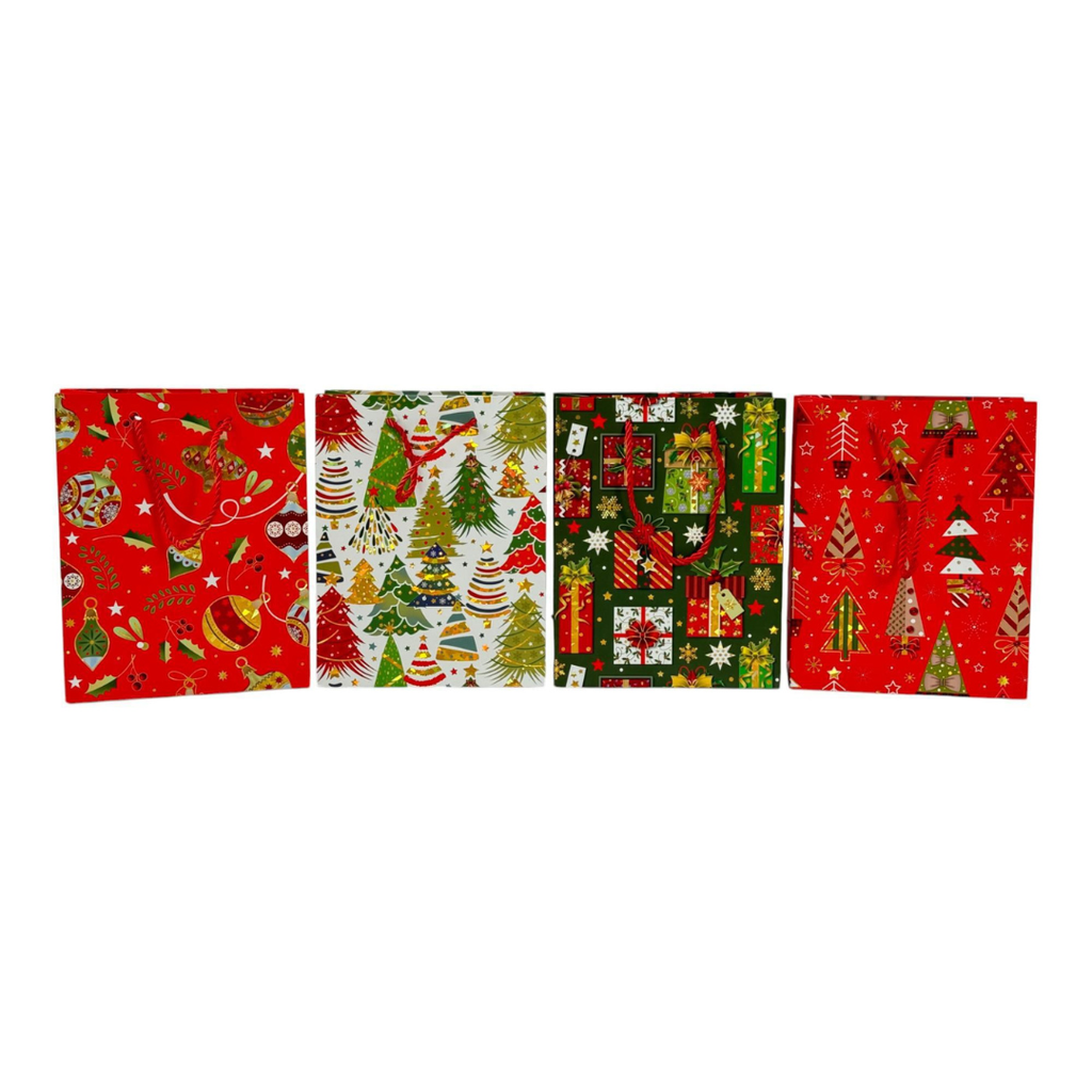 BOLSA DE REGALO PEQUENA NAVIDAD 18x23x8cm 18x23x8