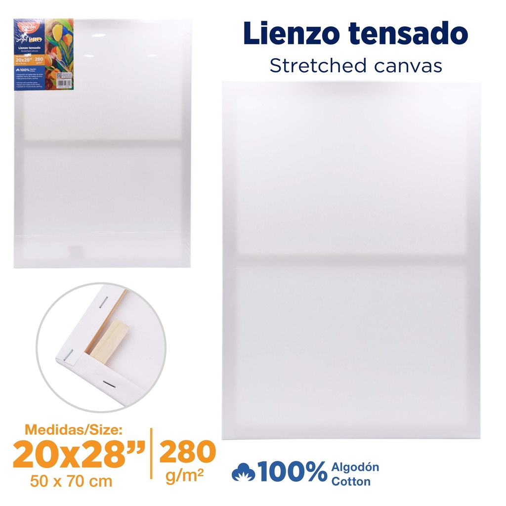 LIENZO BLANCO - 50x70CM
