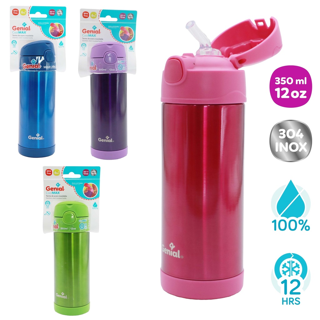 TERMO DE ACERO INOXIDABLE (350ml/12Oz) - COOLMAX™