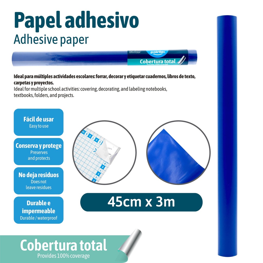 PAPEL ADHESIVO 3M AZUL