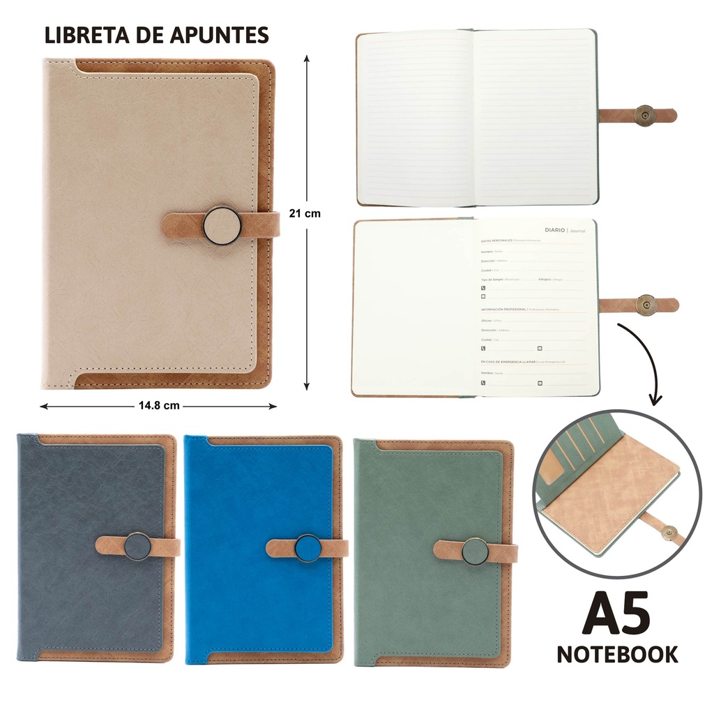 LIBRETA DE APUNTES A5