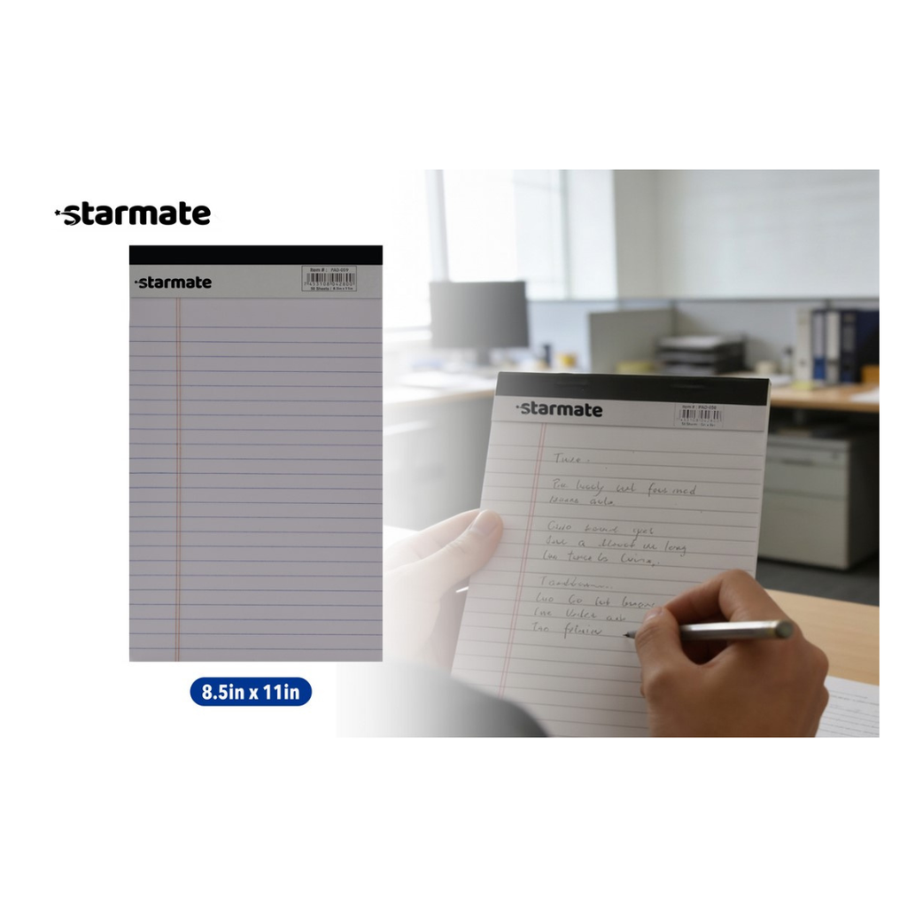 HOJAS DE RAYAS 50 HOJAS 8.5X11.5 / 50 HOJAS