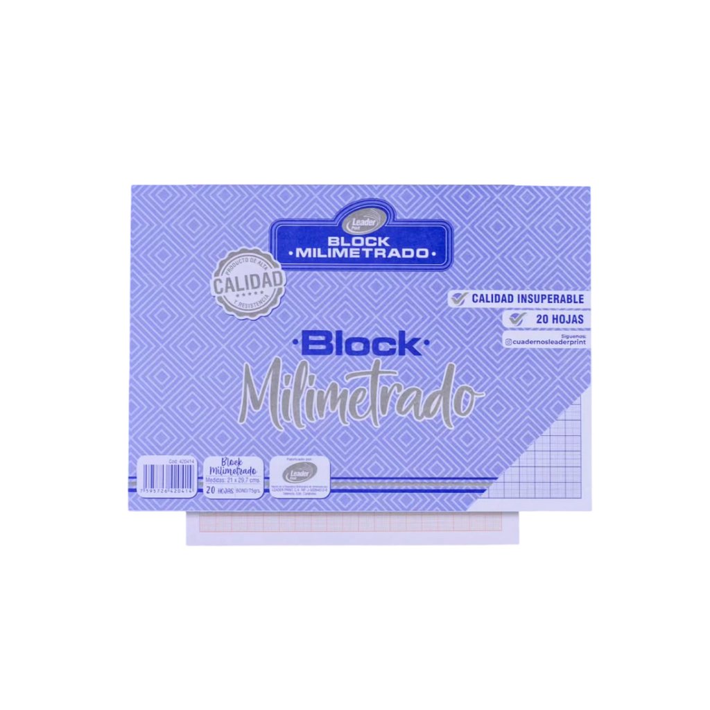 BLOCK MILIMETRADO