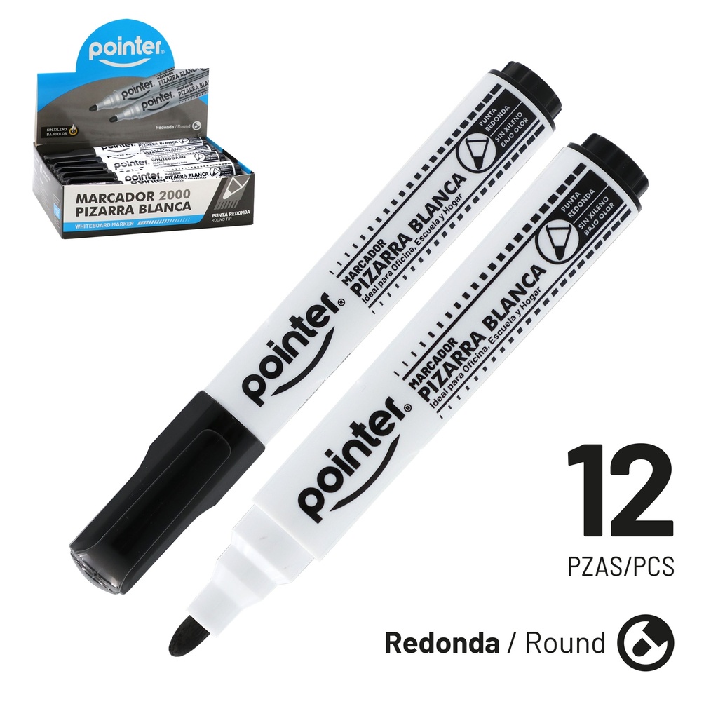 MARCADOR NEGRO PARA TABLERO ACRILICO