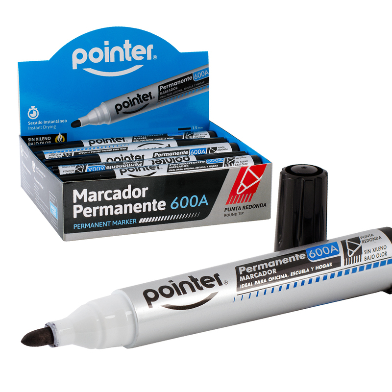MARCADOR PERMANENTE NEGRO
