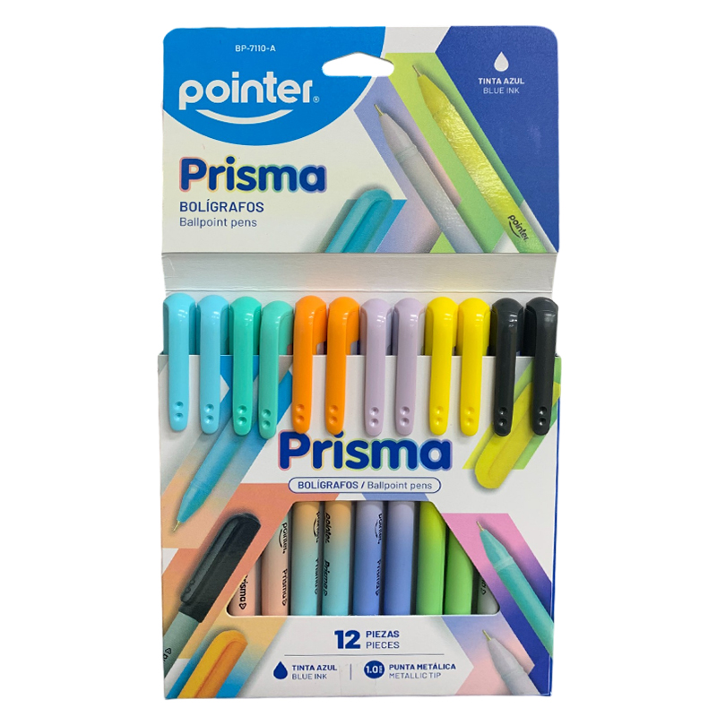 BOLIGRAFO PRISMA 1.0MM - TINTA AZUL