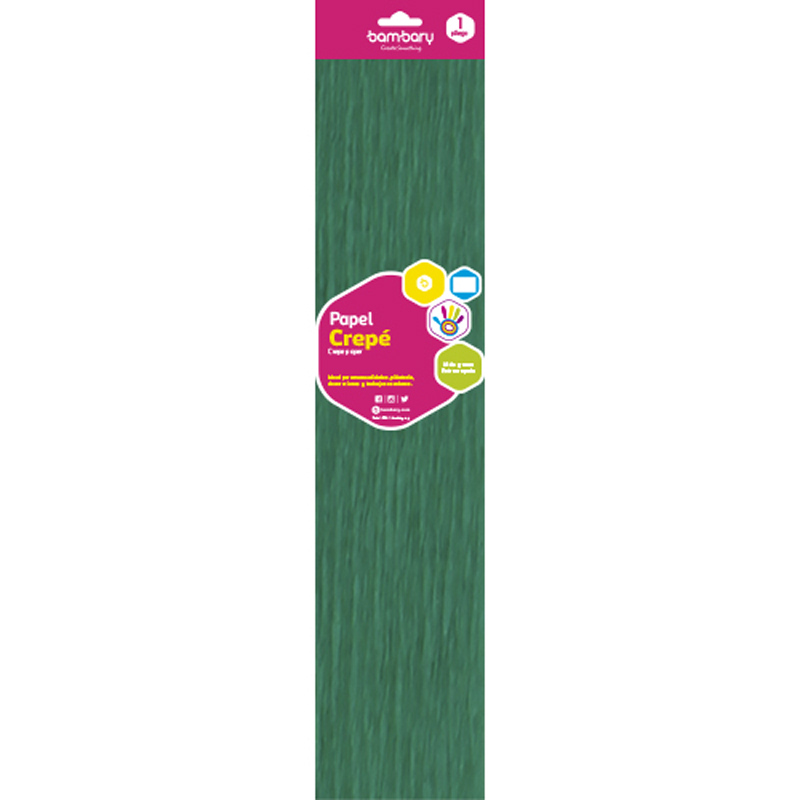 PAPEL CREPE VERDE