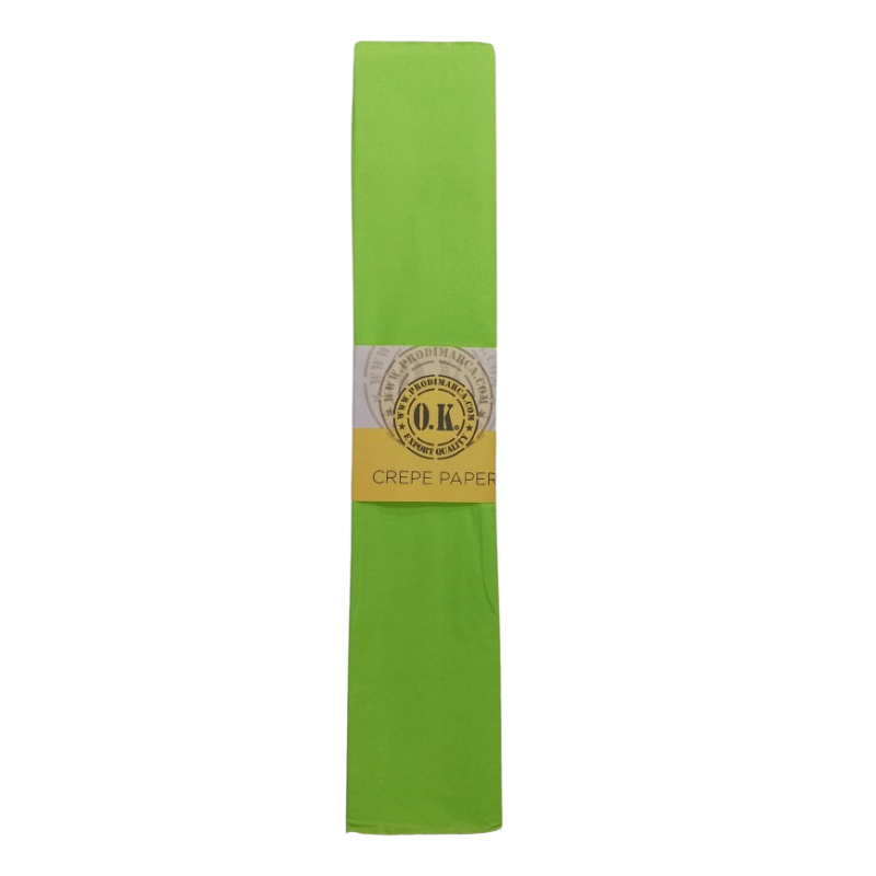 PAPEL CREPE - VERDE MANZANA 50x200CM