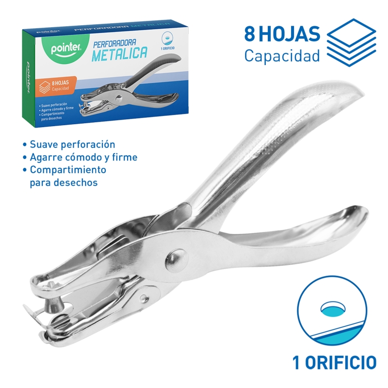 PERFORADORA METALICA UN ORIFICIO