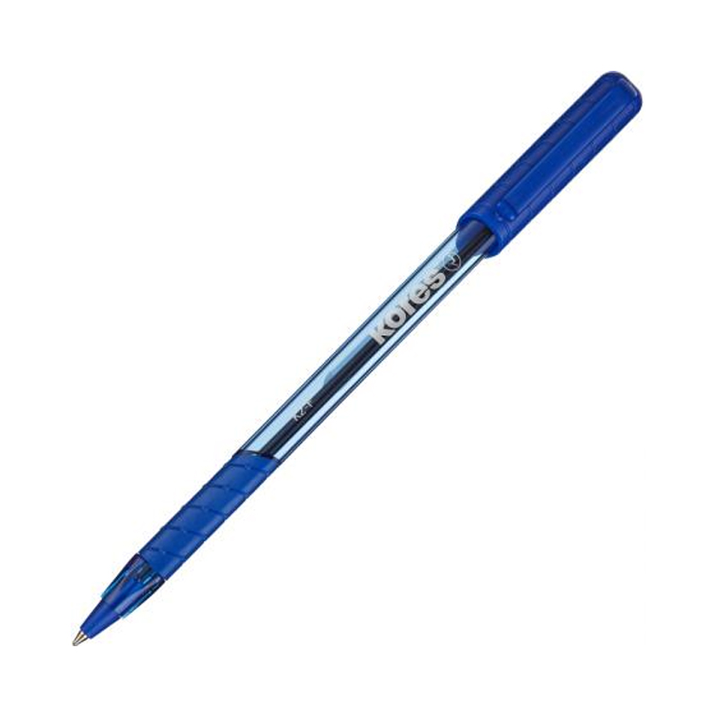 BOLIGRAFO TRANSPARENTE K2-F AZUL