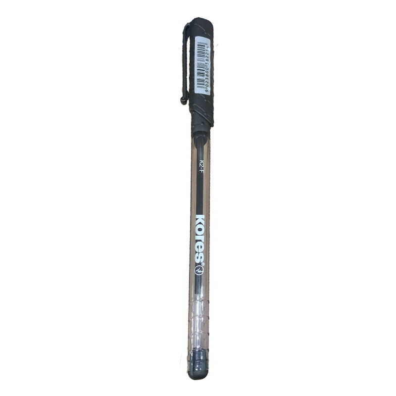 BOLIGRAFO TRANSPARENTE K2-F NEGRO