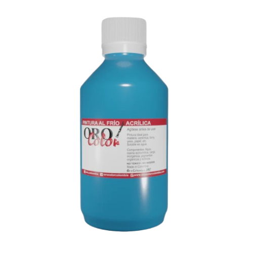 PINTURA AL FRIO AZUL BEBE 250ML