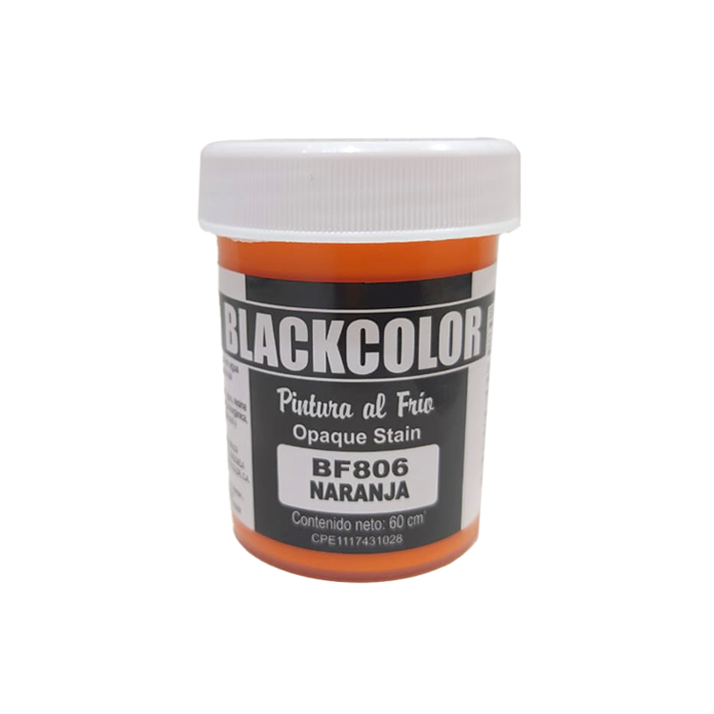 PINTURA AL FRIO NARANJA BLACKCOLOR 60ML