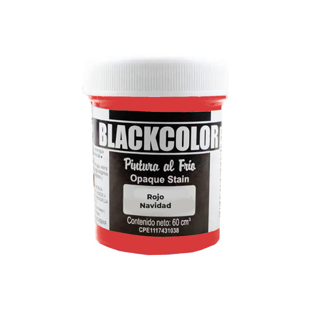 PINTURA AL FRIO ROJO NAVIDAD BLACKCOLOR 60ML