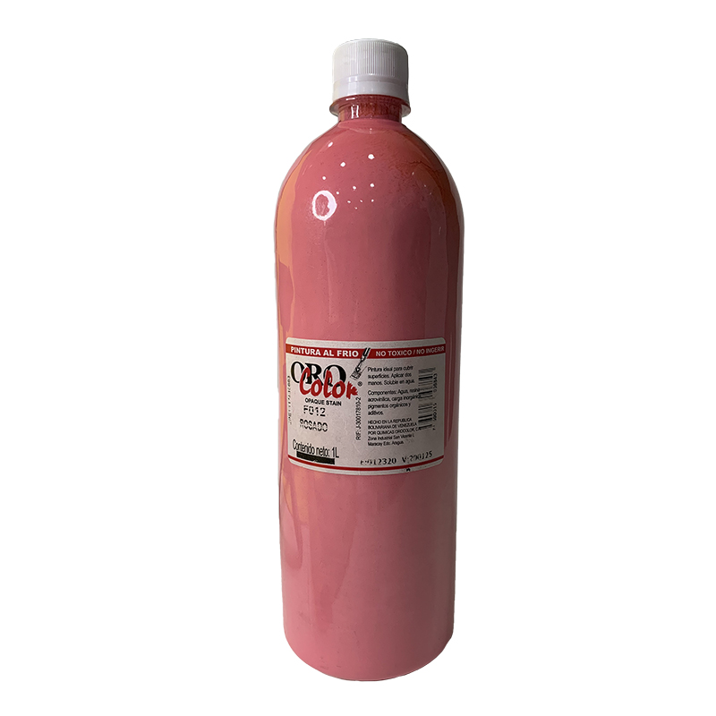 PINTURA AL FRIO ROSADO 1L