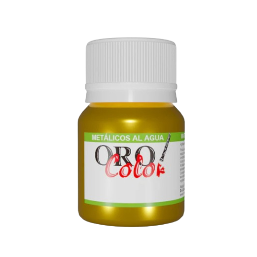 PINTURA METALICOS AL AGUA ORO 22ML
