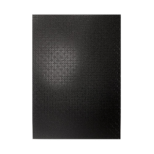 CARTULINA ESCARCHADA MICRO-FANTASÍA NEGRO CUADROS 350GR 50x70CM