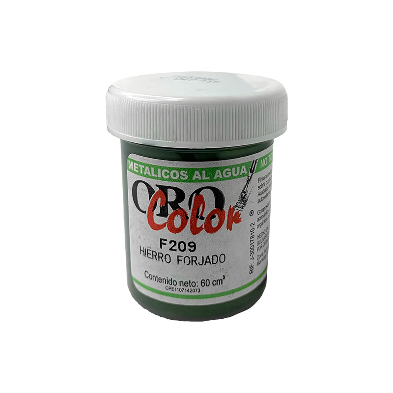 PINTURA METALICOS AL AGUA HIERRO FORJADO 60ML