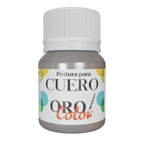 PINTURA PARA CUERO PLATA 30ML