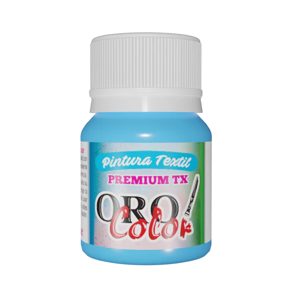 PINTURA TEXTIL PREMIUM AZUL CELESTE 30ML