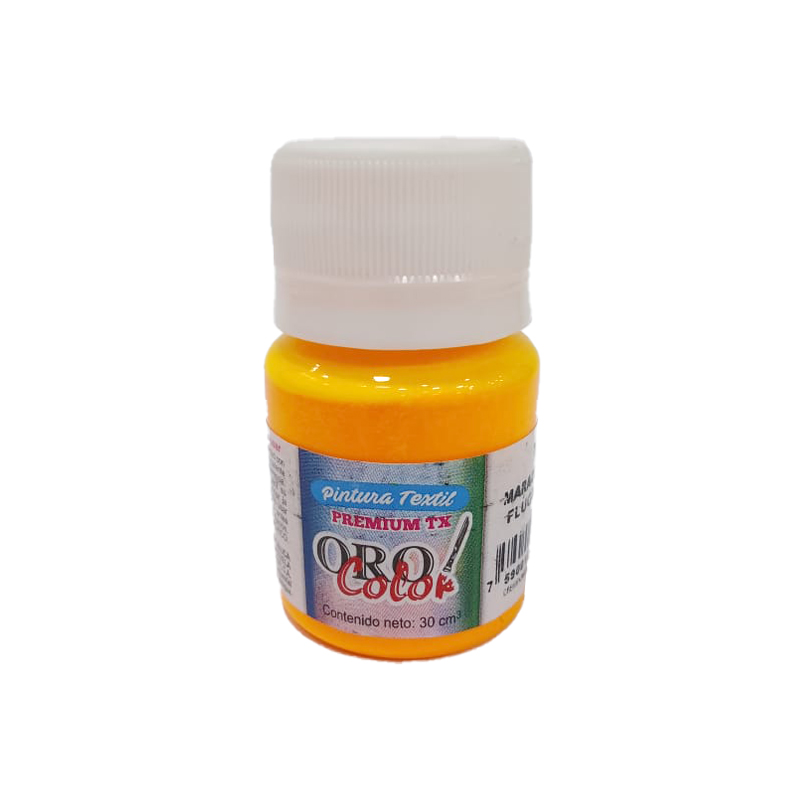 PINTURA TEXTIL PREMIUM MARACUYA NEON 30ML