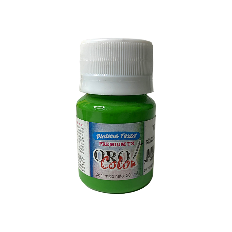 PINTURA TEXTIL PREMIUM VERDE AGUACATE 30ML