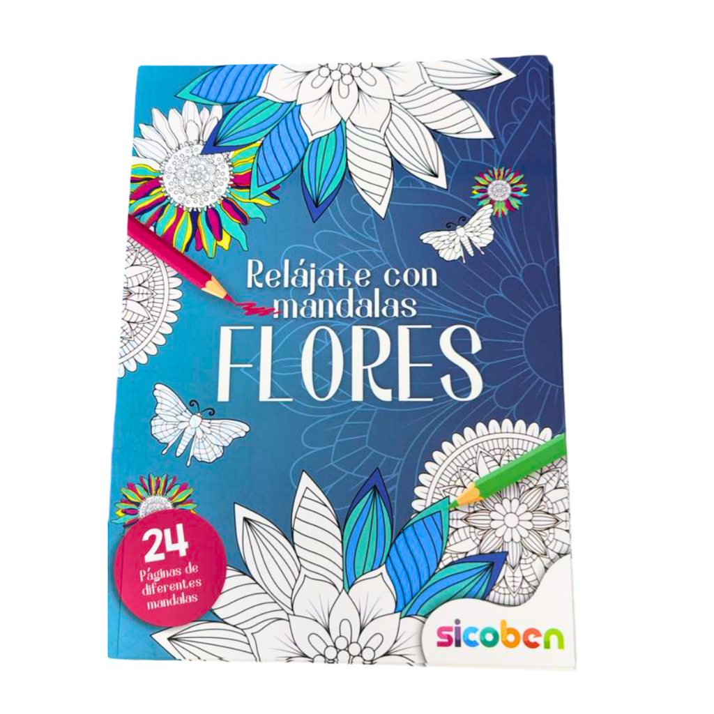 RELAJATE CON MANDALAS: FLORES