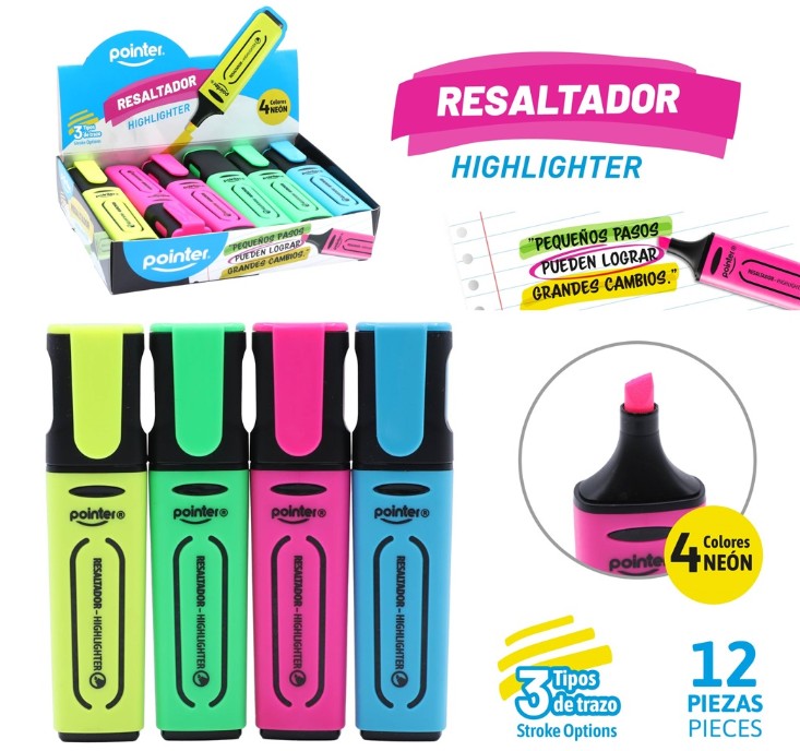 RESALTADOR NEON 