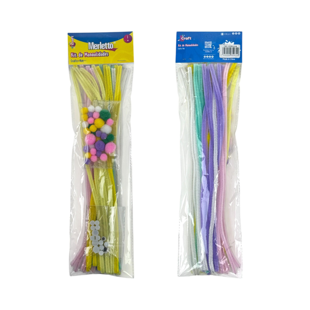 SET CREATIVO 80PZA PARA MANUALIDADES SURTIDO