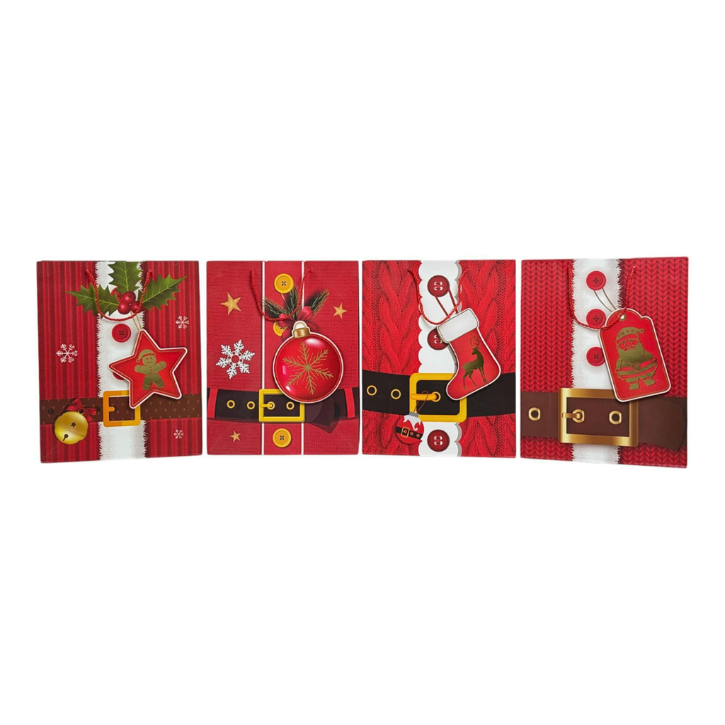 BOLSA DE REGALO GRANDE NAVIDAD 31x42x12 31x40x12