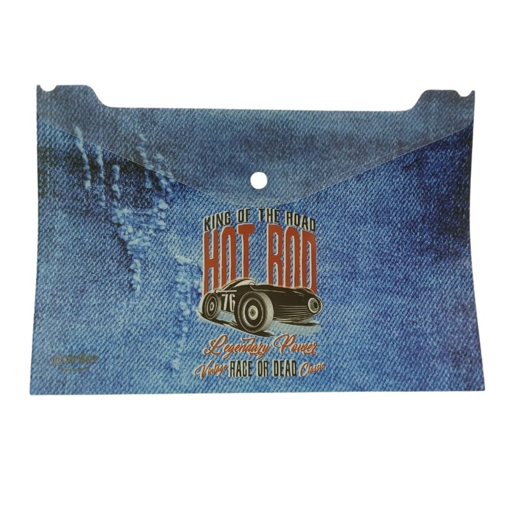 SOBRE PLASTICO ESTAMPADO PORTADOCUMENTOS - CARTA/A4 21,6x29,7Cm