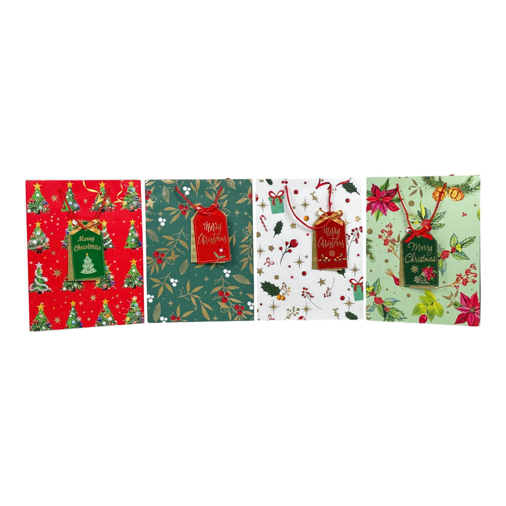 BOLSA DE REGALO GRANDE NAVIDAD 40x30x12CM