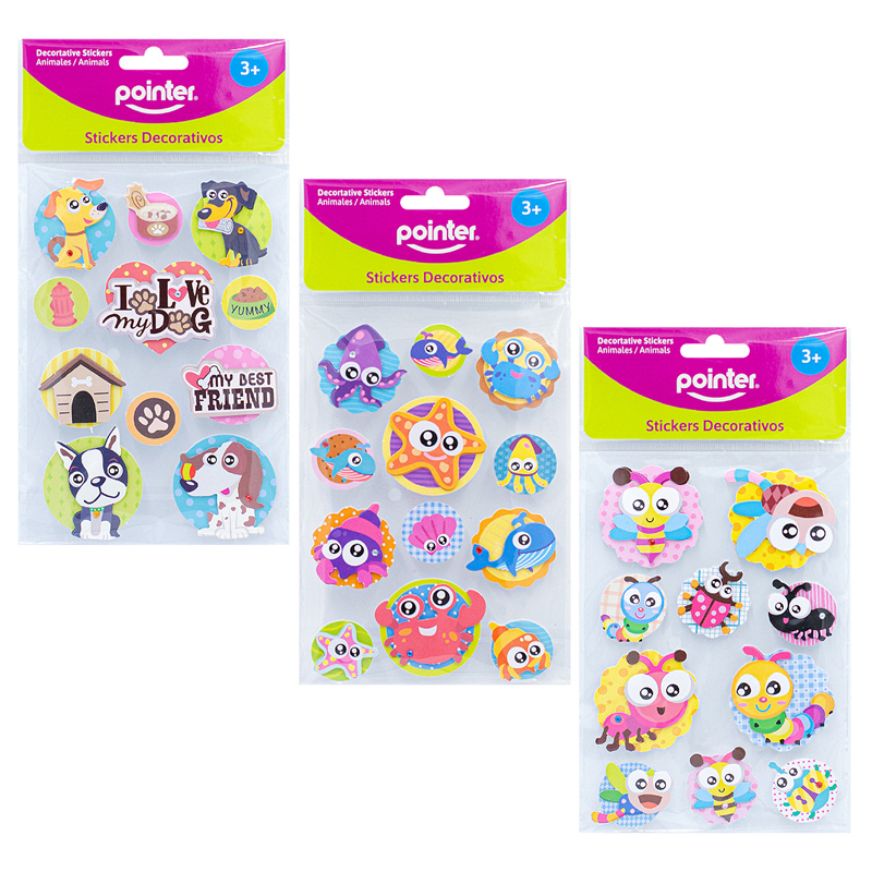 STICKERS DECORATIVOS ANIMALES