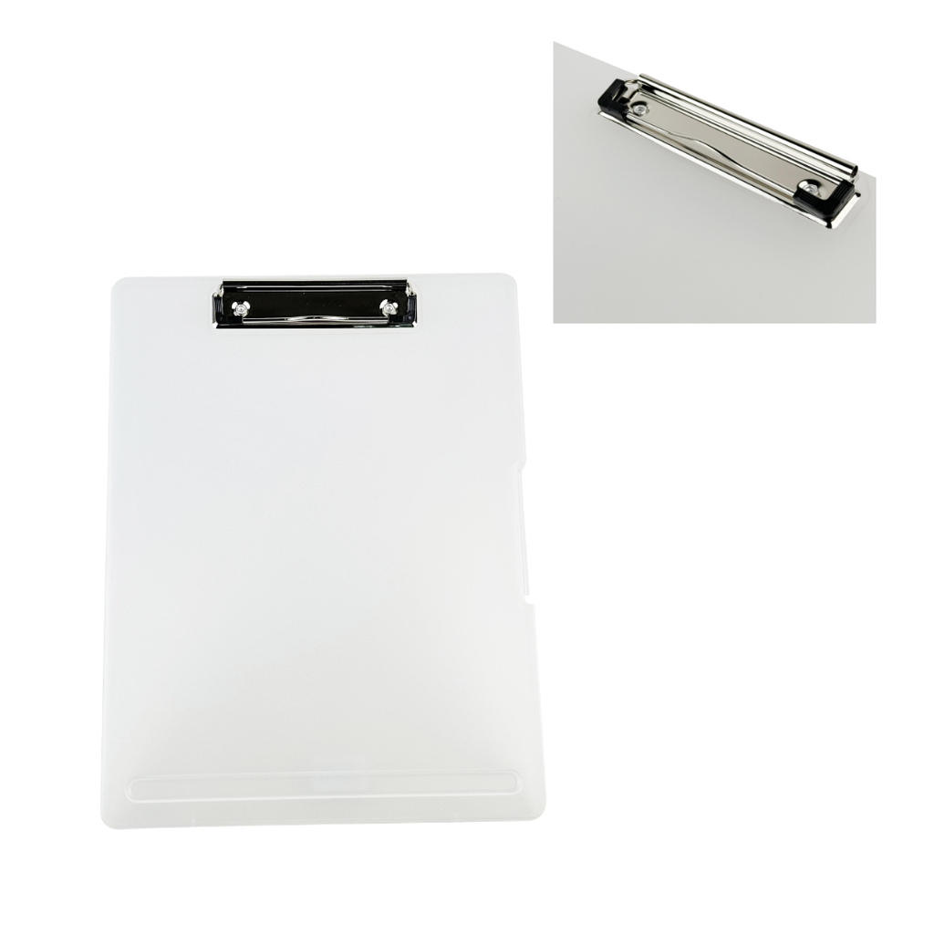 TABLA DE CHEQUE TIPO FOLDER A4 BLANCO