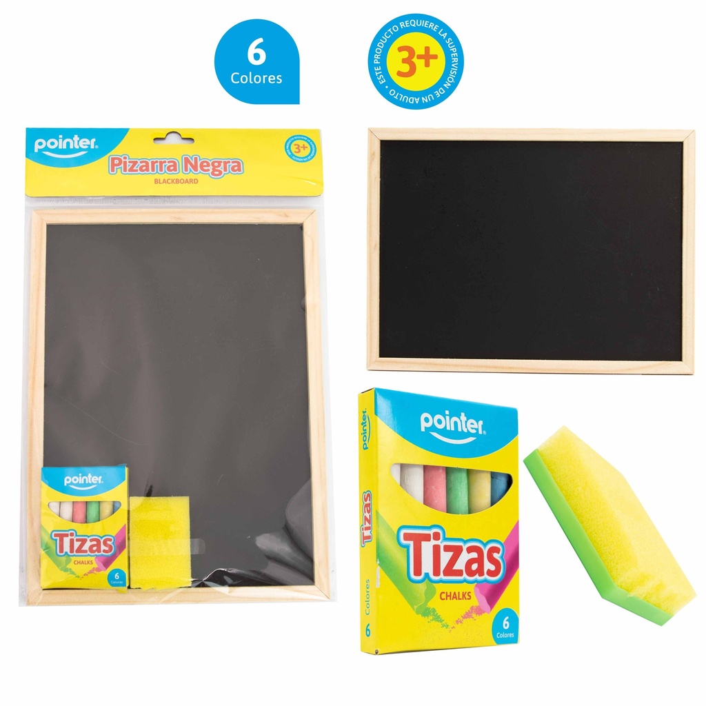 TABLERO NEGRO - 10 x 7"