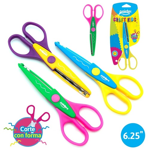 [SSO-19-625] TIJERA CORTE CON FORMAS 6.25"