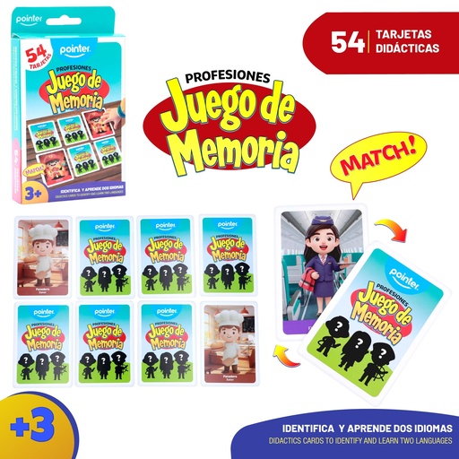 [PZZ-25112] JUEGO DE MEMORIA 55 CARTAS