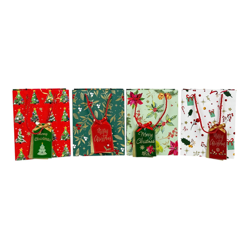 [784-6524699] BOLSA DE REGALO PEQUENA NAVIDAD 23x18x10cm 23x18x10