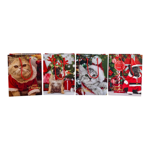 [784-8894636] BOLSA DE REGALO PEQUENA NAVIDAD 23x18x10cm 23x18x10