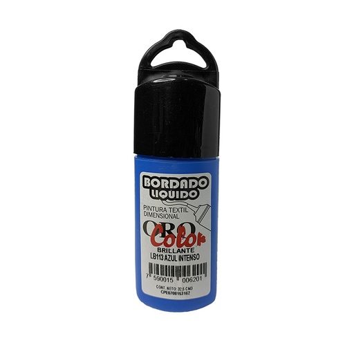 [LB-113] BORDADO LIQUIDO BRILLANTE AZUL INTENSO 32,5ML