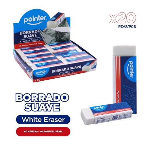 [ER210A-20] BORRADOR BLANCO M