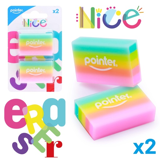[ER-2392-B] BORRADOR ARCOIRIS NICE x2UND