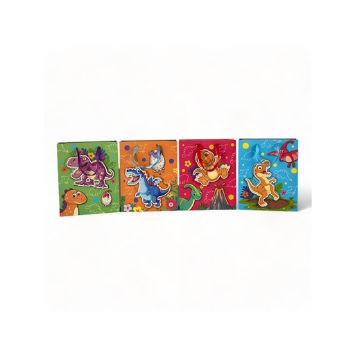 [786-6521284] BOLSA DE REGALO MEDIANA DINOSAURIOS