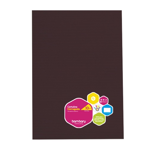 [112-1501/710] CARTULINA CORRUGADA VINOTINTO - 50x70CM