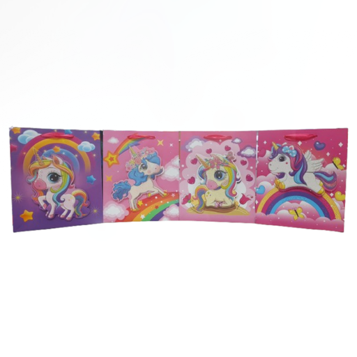 [786-6521271] BOLSA DE REGALO PEQUEÑA UNICORNIO ARCOIRIS