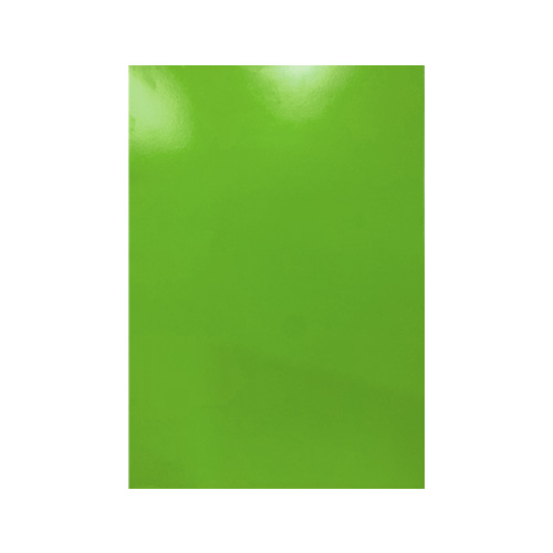 [12.68.192] CARTULINA DOBLE FAZ BITONO VERDE MANZANA 206GR-50X70CM